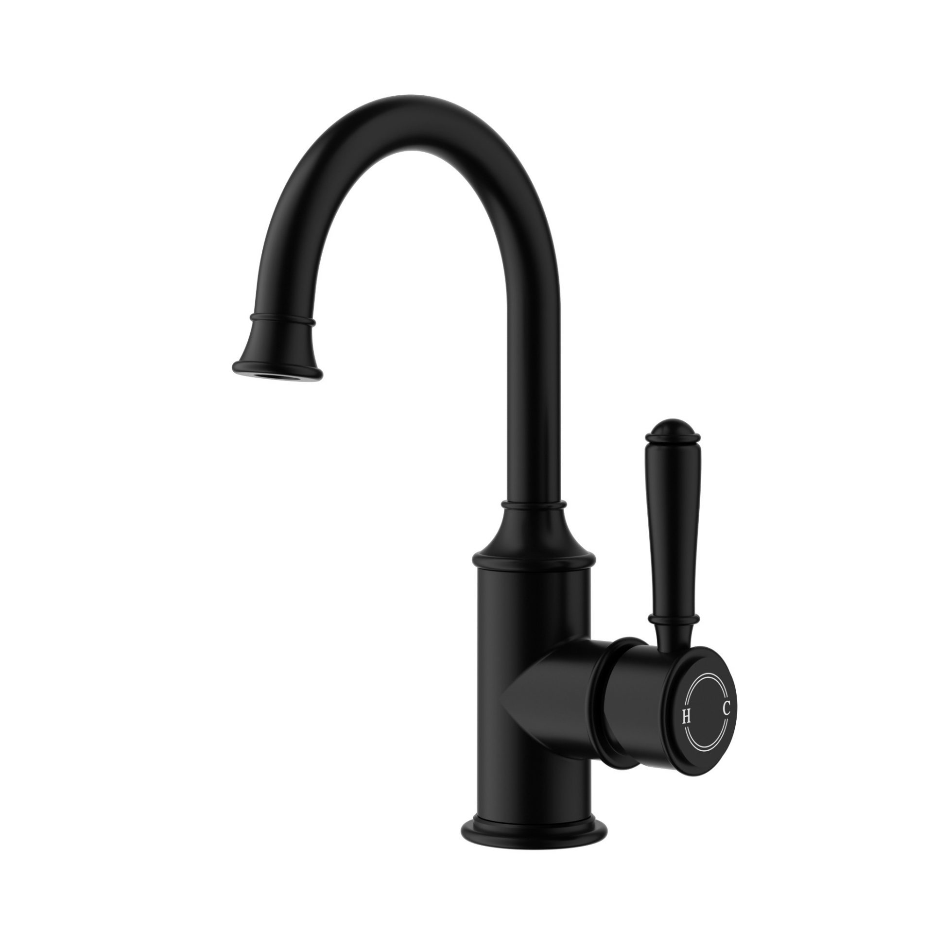 Clasico Basin Mixer - Gooseneck Outlet