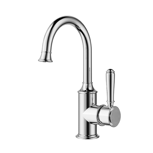 Clasico Basin Mixer - Gooseneck Outlet
