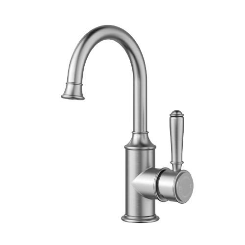 Clasico Basin Mixer - Gooseneck Outlet