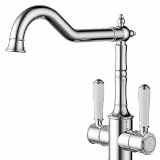 Clasico Twin Handle Sink Mixer - Shepherds Crook Outlet