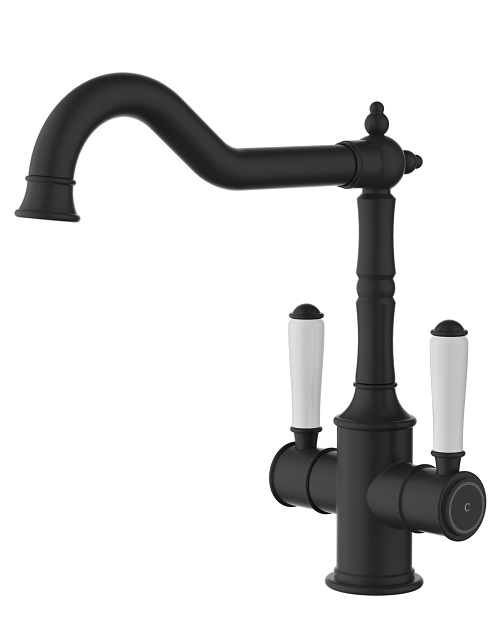 Clasico Twin Handle Sink Mixer - Shepherds Crook Outlet