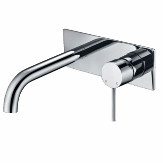 Hali Wall Mixer with Curved Outlet
