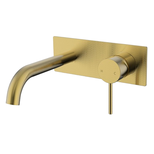 Hali Wall Mixer with Curved Outlet