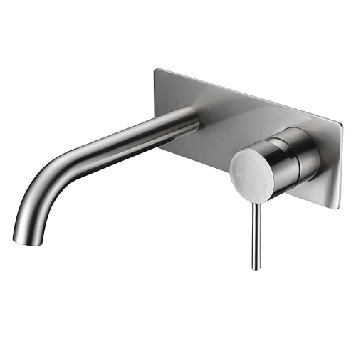 Hali Wall Mixer with Curved Outlet
