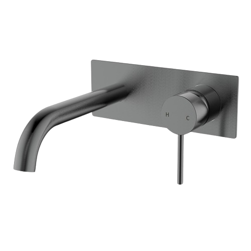 Hali Wall Mixer with Curved Outlet