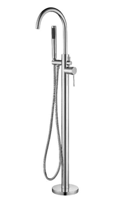 Otus Bath Filler & Hand Shower Floor Mixer