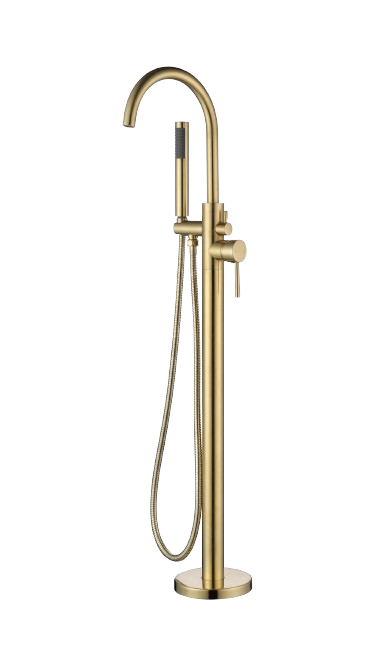 Otus Bath Filler & Hand Shower Floor Mixer