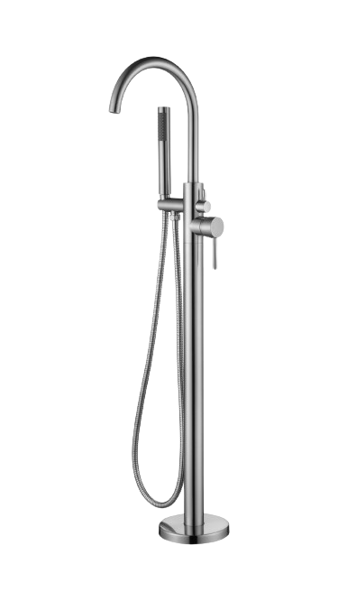 Otus Bath Filler & Hand Shower Floor Mixer