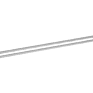 Otus Slimline - 900 Double Towel Rail