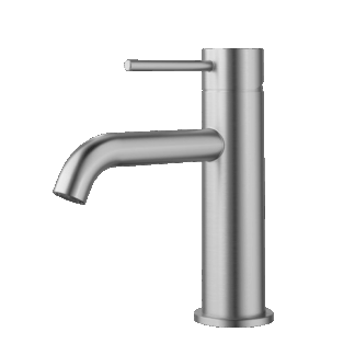 Otus Slimline Basin Mixer - Curved Outlet