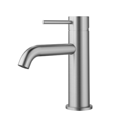 Otus Slimline Basin Mixer - Curved Outlet