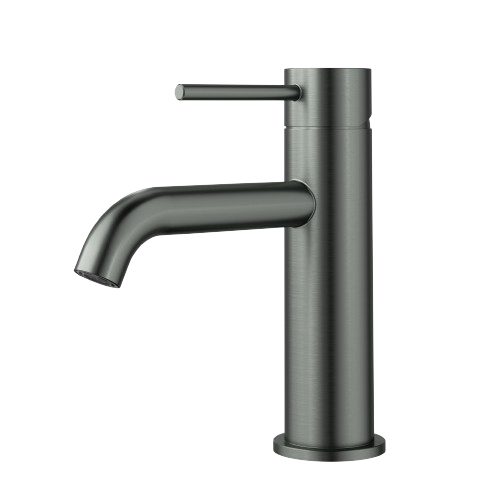 Otus Slimline Basin Mixer - Curved Outlet