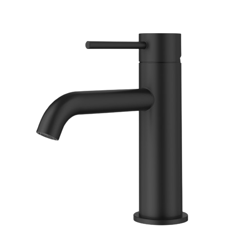 Otus Slimline Basin Mixer - Curved Outlet