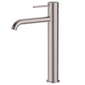 Otus Slimline High Rise Basin Mixer - Curved Outlet