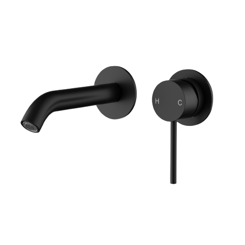 Otus Slimline Wall Mixer W Outlet Trim Kit-Seperate Backplates