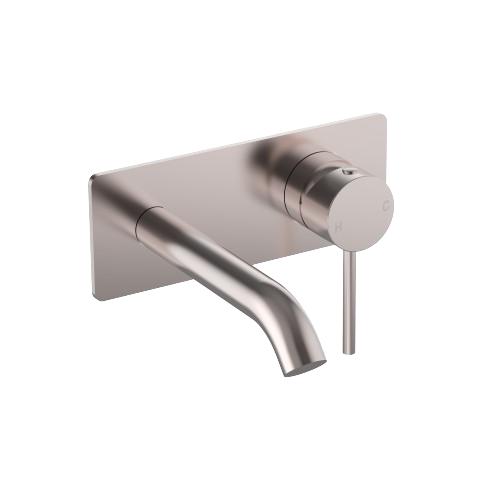 Otus Slimline Wall Mixer W Outlet Trim Kit-Single Backplate