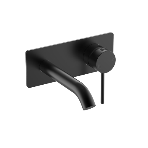 Otus Slimline Wall Mixer W Outlet Trim Kit-Single Backplate